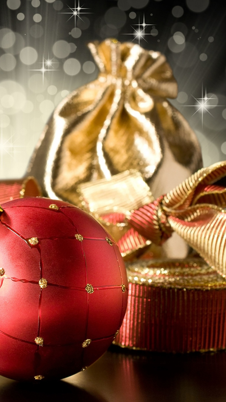 Обои Рождественский день, Новый год, рождественский орнамент, праздник, натюрморт в разрешении 750x1334