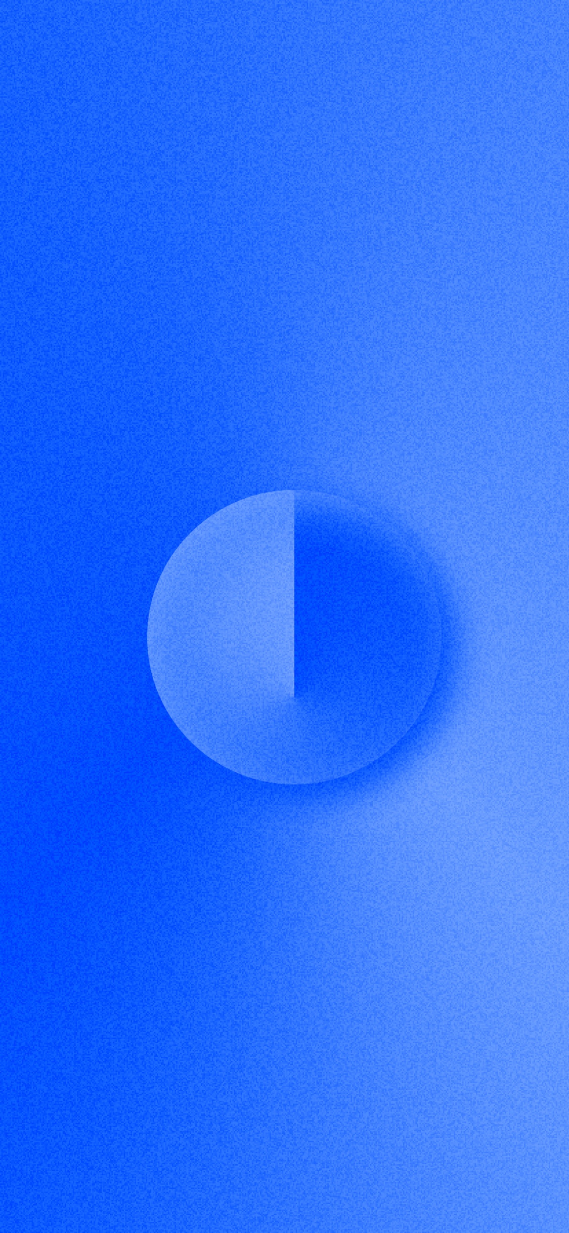 Обои круг, синий, графика в разрешении 1125x2436