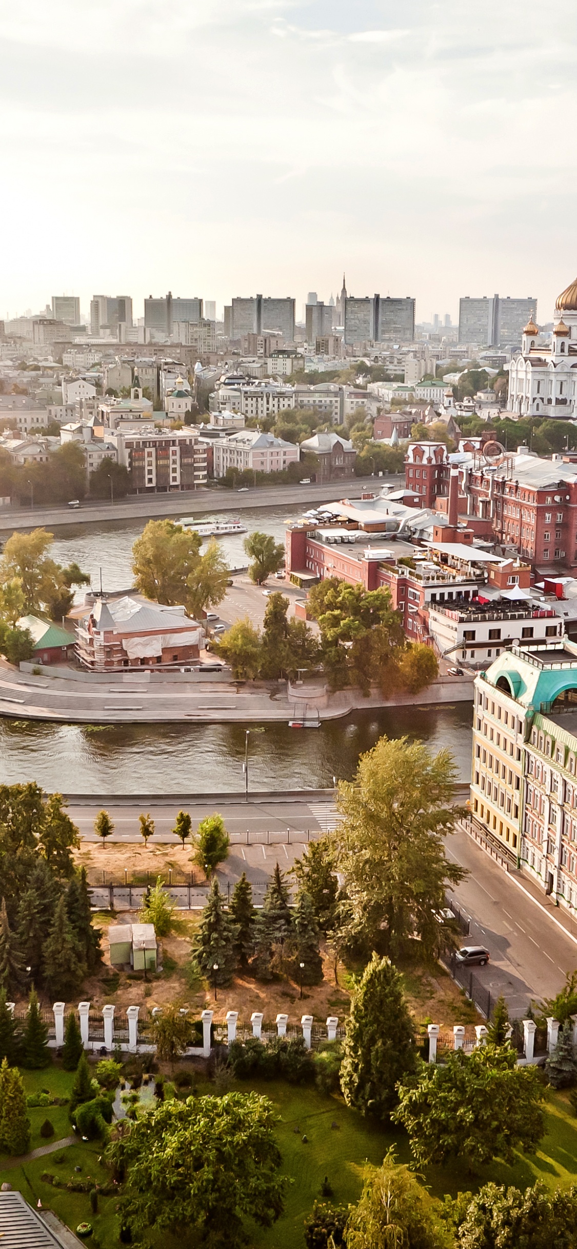 Обои городской район, город, городской пейзаж, ориентир, метрополия в разрешении 1125x2436