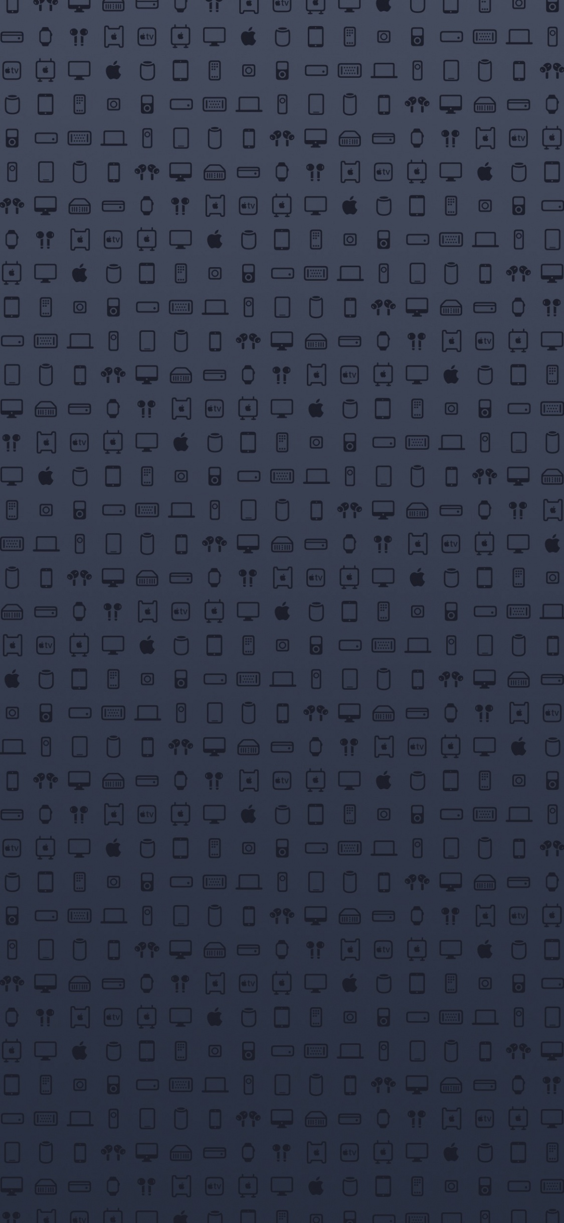 Обои узор, яблоко, ios, пурпур, электрик в разрешении 1125x2436