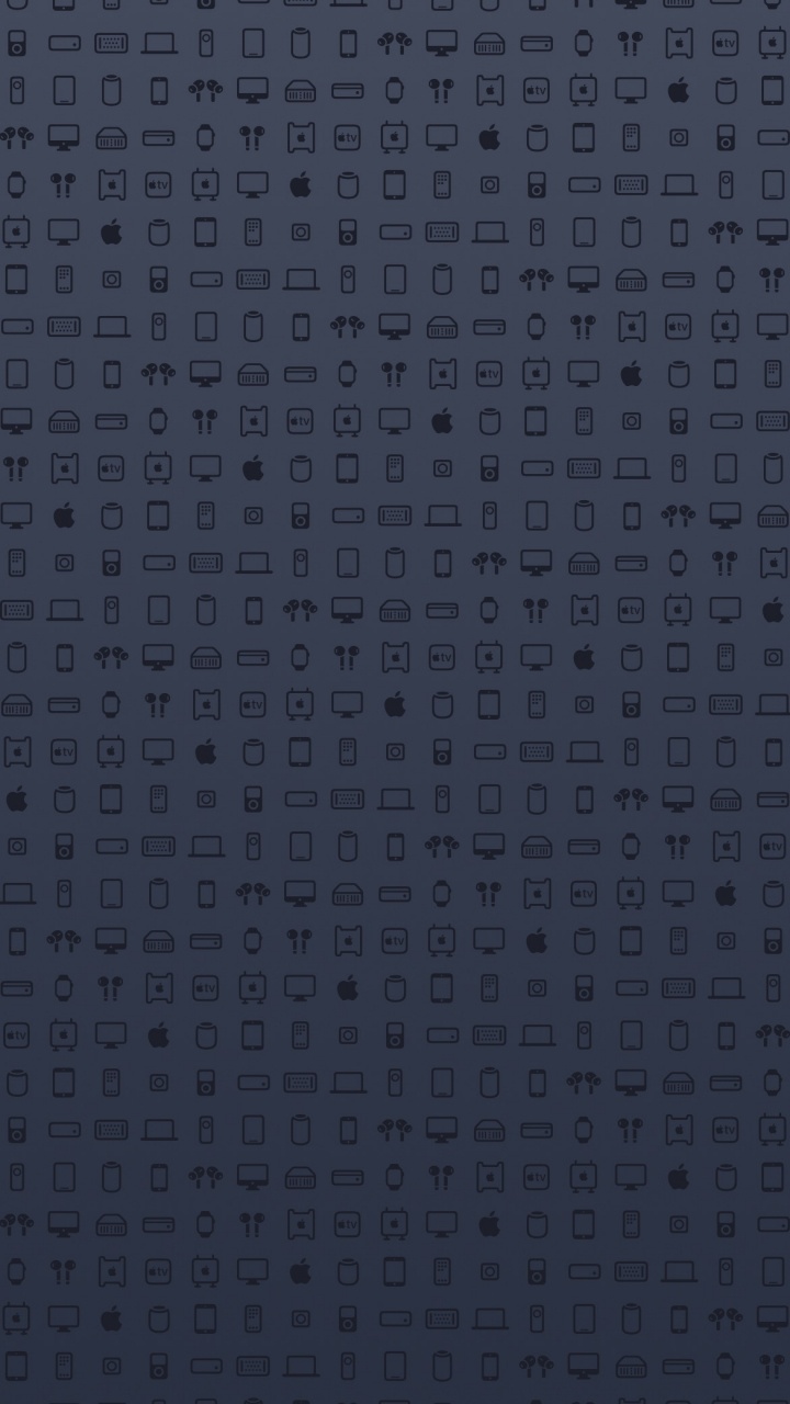 Обои узор, яблоко, ios, пурпур, электрик в разрешении 720x1280