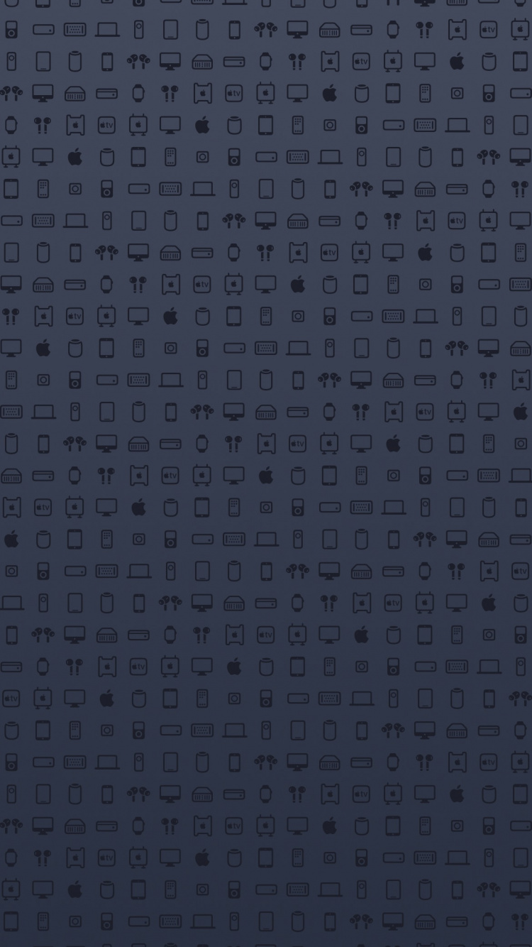 Обои узор, яблоко, ios, пурпур, электрик в разрешении 750x1334