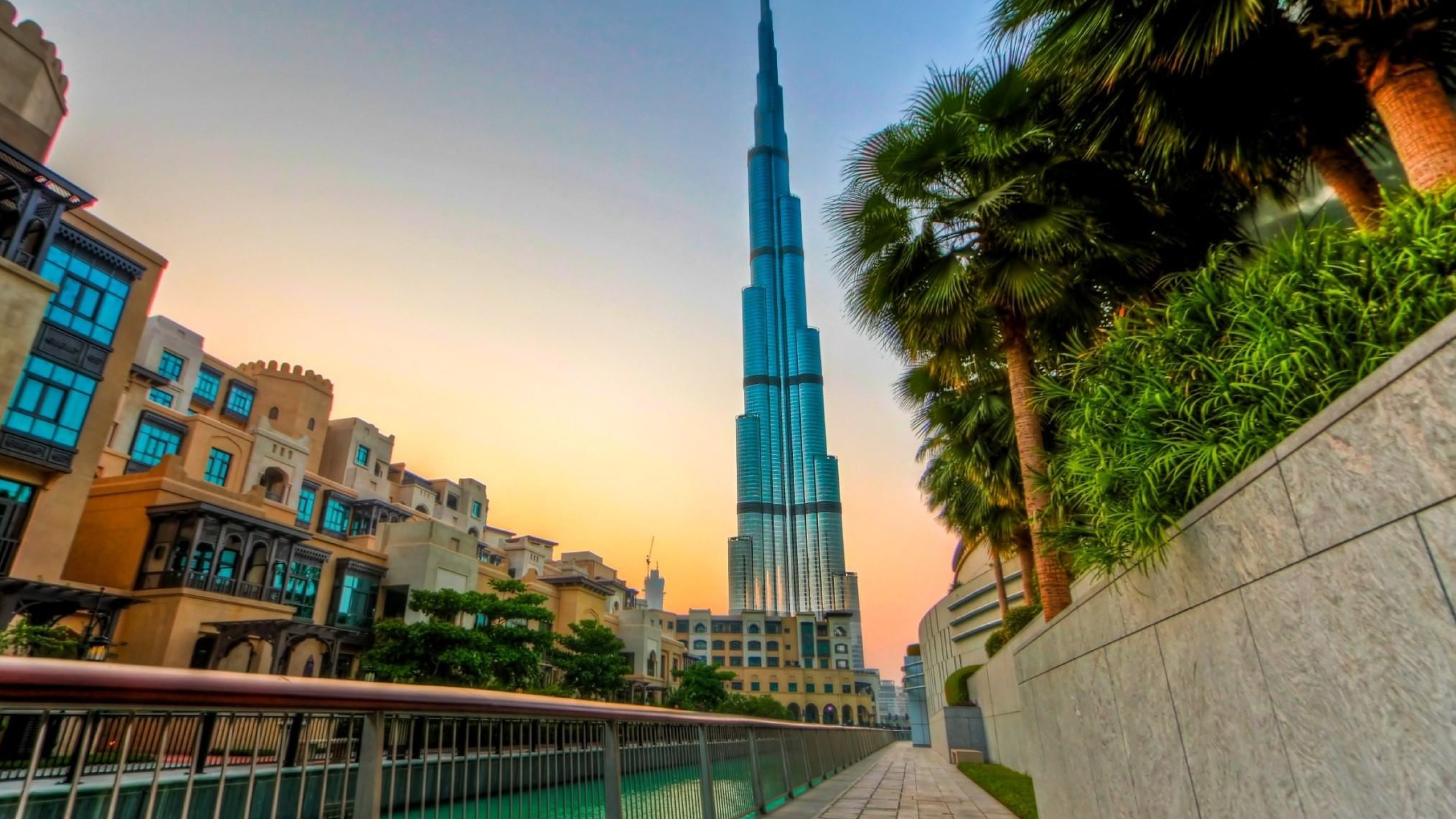 Обои Бурдж Халифа, вышка, здание, небоскреб, город в разрешении 3840x2160