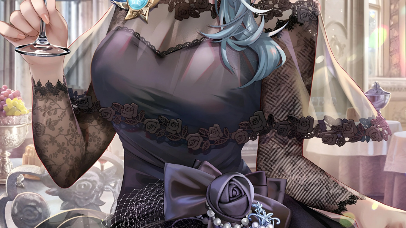 Обои аниме, соглашение EULA, волосы, голова, прическа в разрешении 1366x768