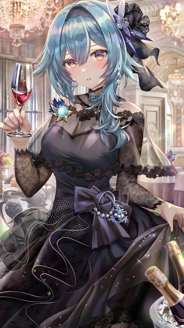 Обои аниме, соглашение EULA, волосы, голова, прическа в разрешении 750x1334