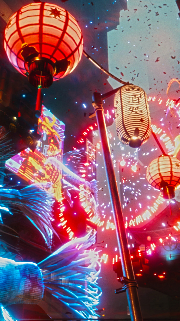 Обои Киберпанк, Киберпанк 2077, Киберпанк 2020, киберпанк 2077 парад, Ведьмак 3 дикая охота в разрешении 750x1334