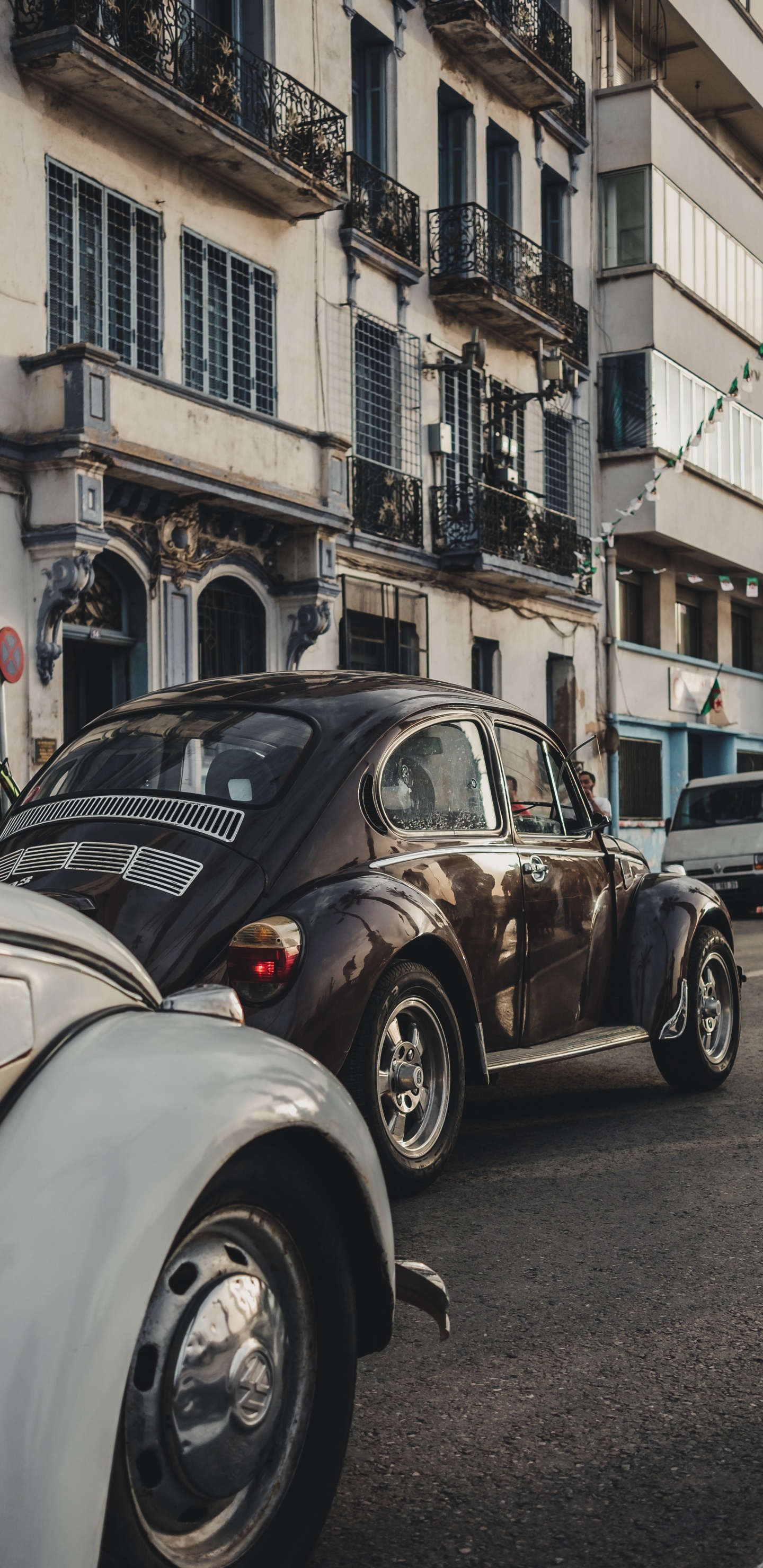 Обои легковые автомобили, спорткар, классический автомобиль, Фольксваген, Форд Мустанг в разрешении 1440x2960