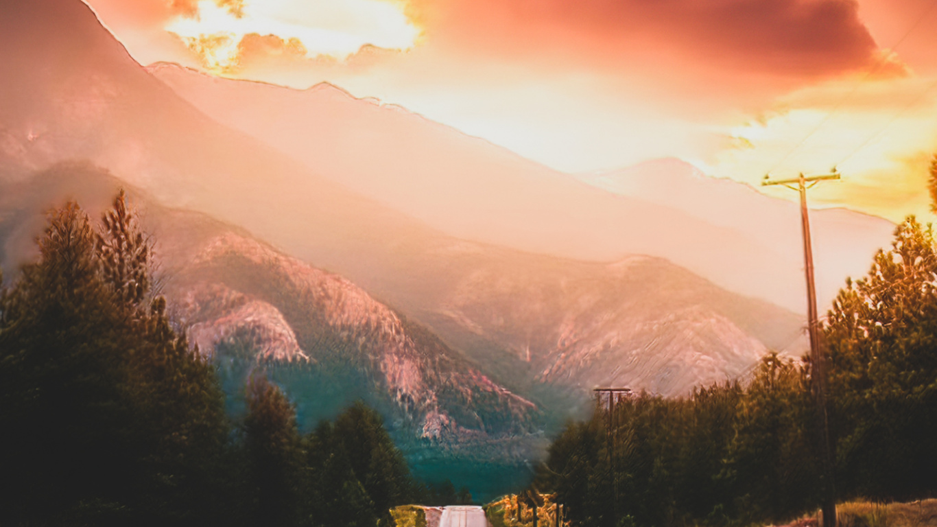 Обои облако, атмосфера, дневное время, экорегион, послесвечение в разрешении 1366x768