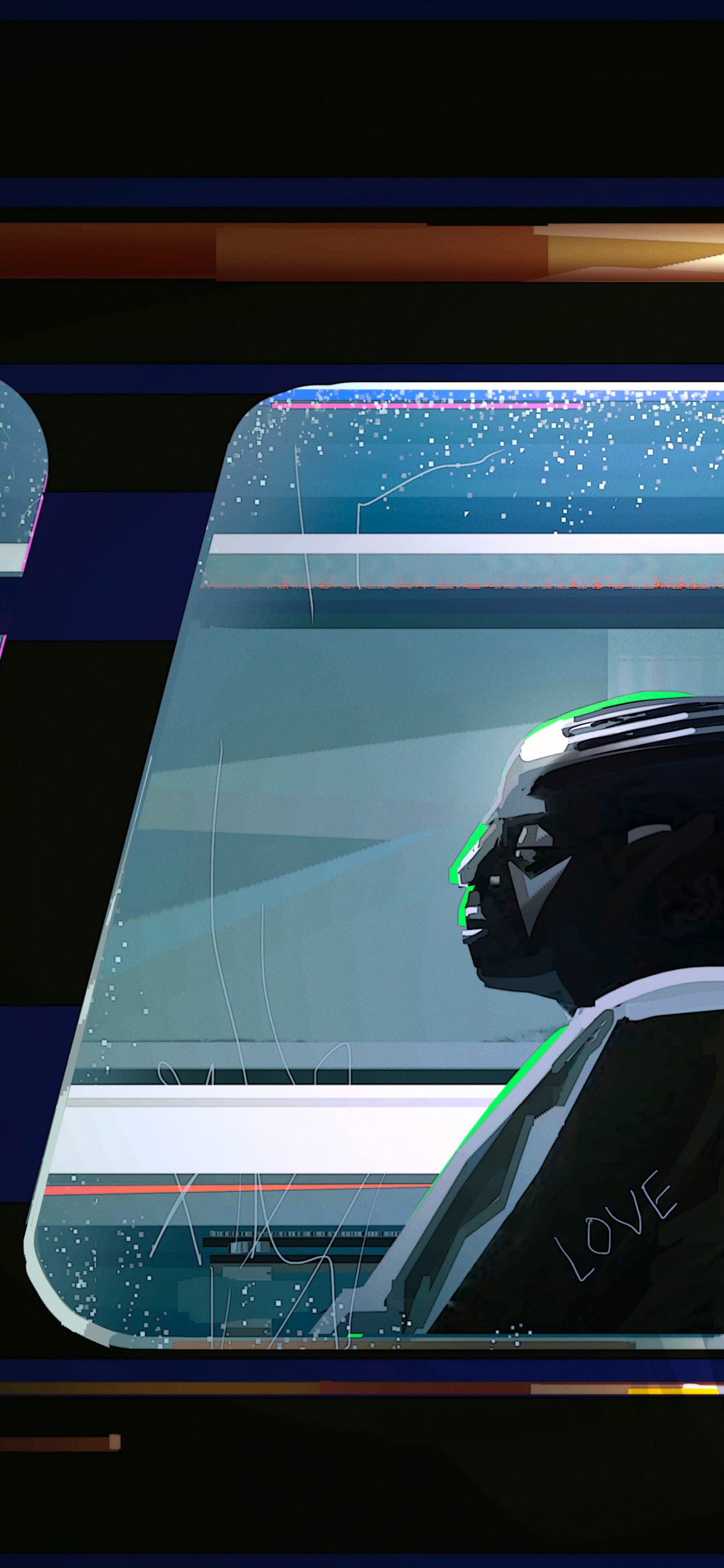 Обои легковые автомобили, ветровое стекло, зеркало заднего вида, автомобильное освещение, автомобильный экстерьер в разрешении 1242x2688