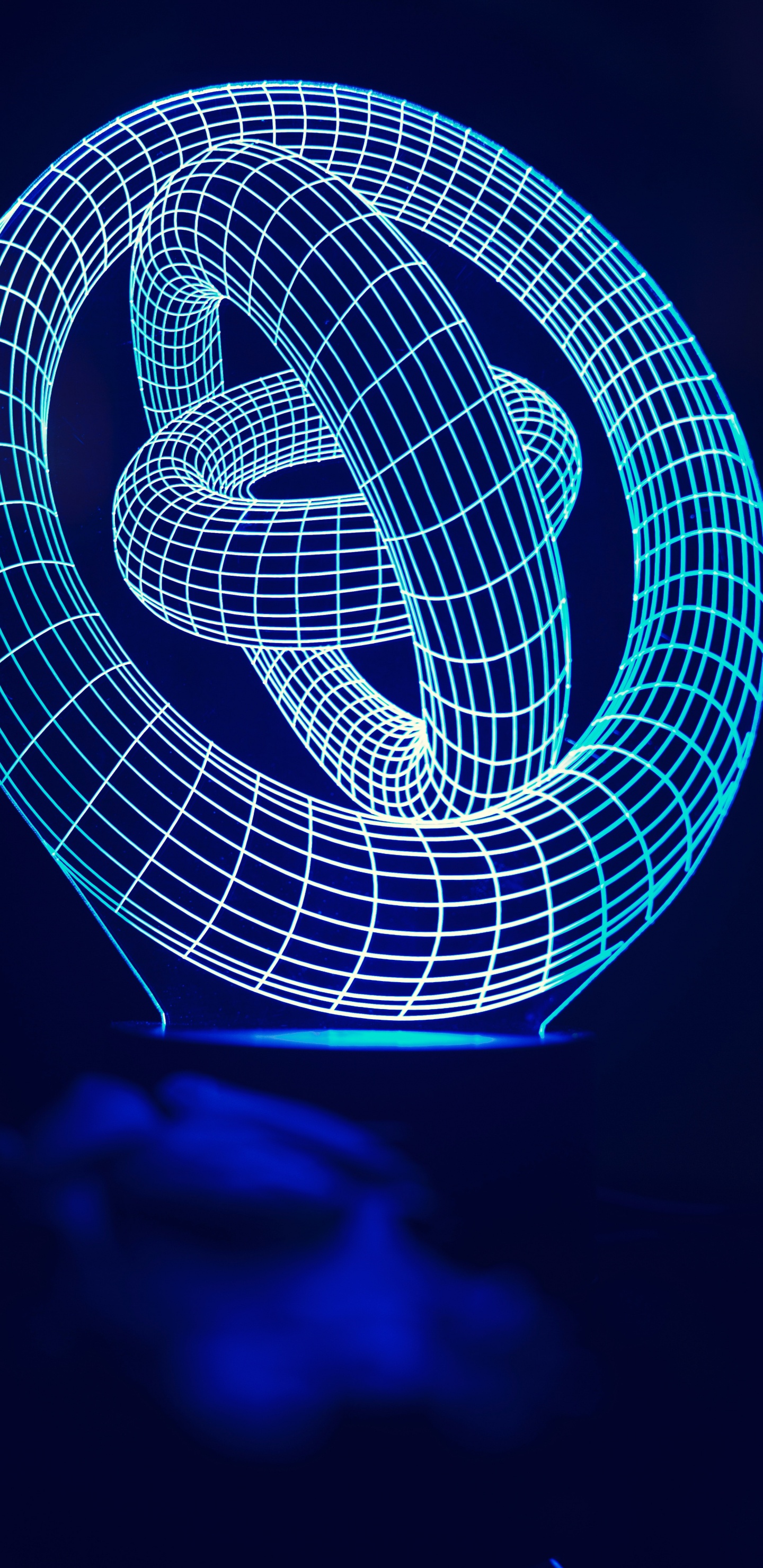 Обои ночник, цвет, светодиодные лампы, свет, электрик в разрешении 1440x2960