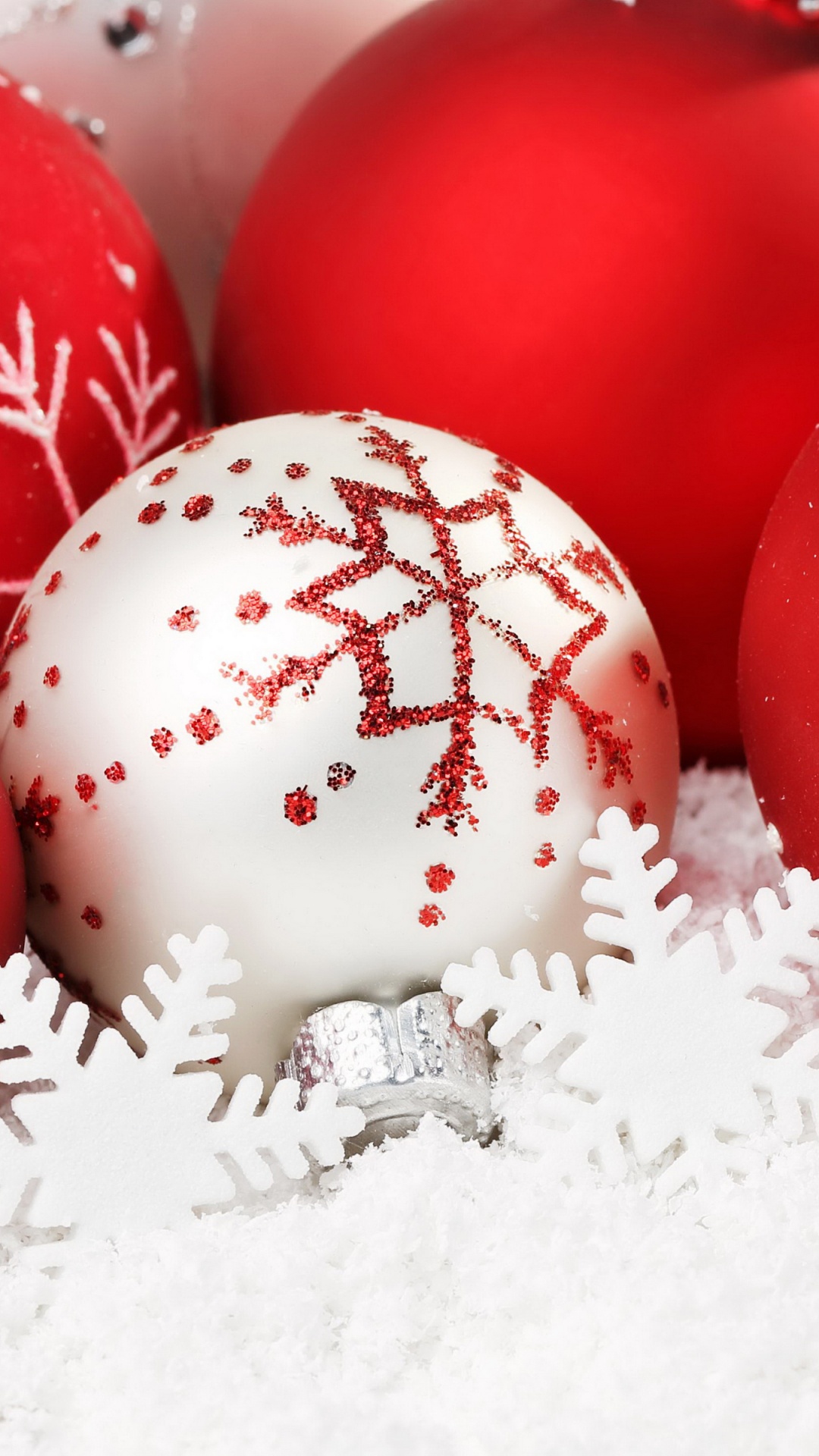 Обои Рождественский день, рождественский орнамент, Рождественская открытка, праздник, Рождественские украшения в разрешении 1080x1920