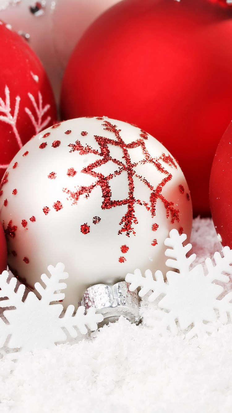 Обои Рождественский день, рождественский орнамент, Рождественская открытка, праздник, Рождественские украшения в разрешении 750x1334