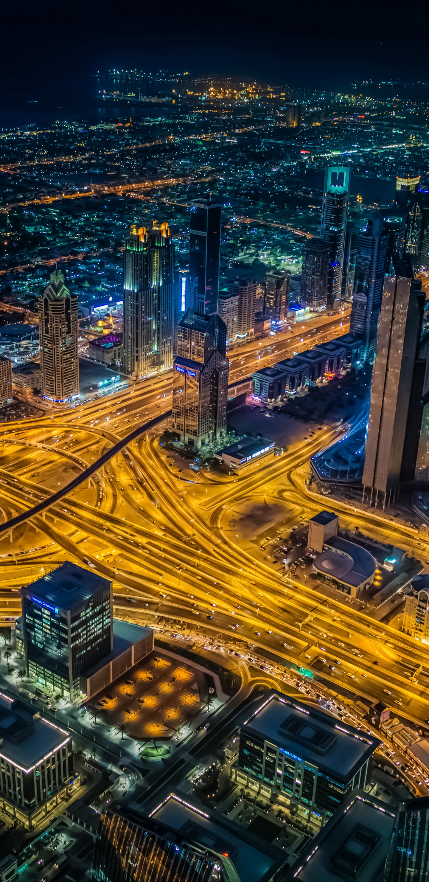 Обои Дубай, бурж парк, Бурдж Халифа, Бурдж Аль араб, бурдж халифа парк в разрешении 1440x2960