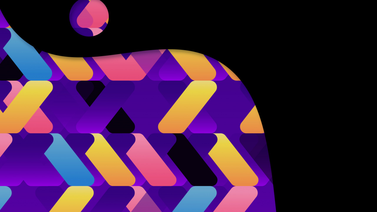 Обои треугольник, графический дизайн, пурпур, Фиолетовый, Визуальный эффект освещения в разрешении 1280x720