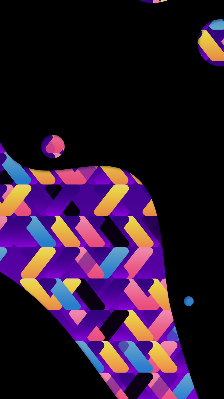 Обои треугольник, графический дизайн, пурпур, Фиолетовый, Визуальный эффект освещения в разрешении 750x1334