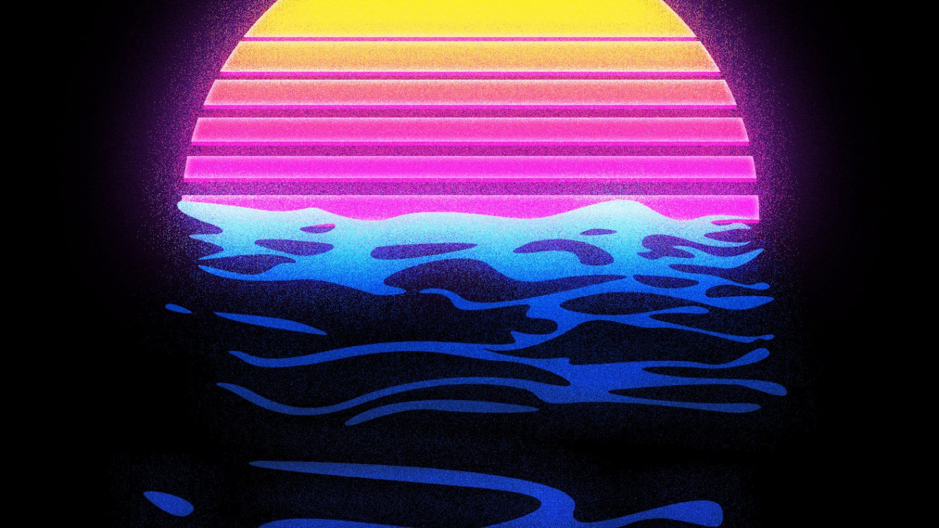 Обои Киберпанк, свет, пирекс, вода, автомобильное освещение в разрешении 1366x768