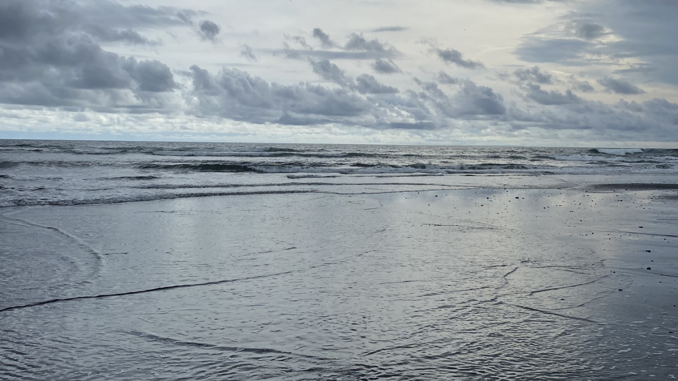 Обои водоем, зима, природа, побережье, жидкость в разрешении 1366x768