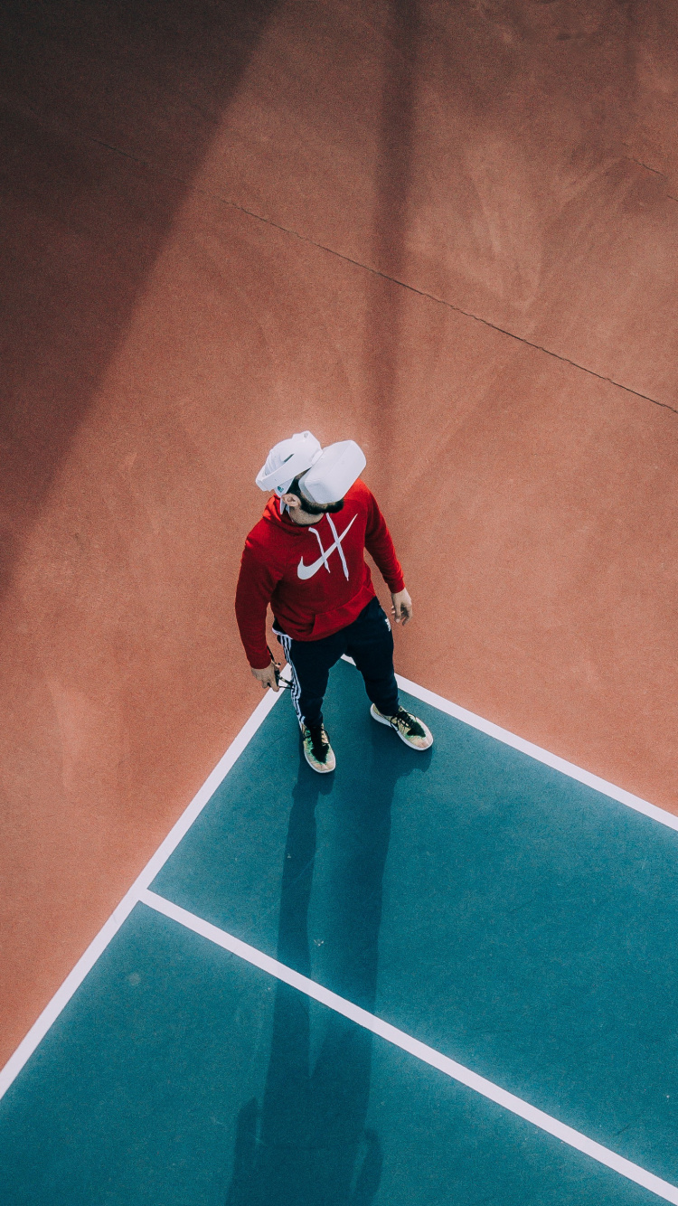 Обои виртуальная реальность, дополненная реальность, виртуальной реальности гарнитура, Смешанная реальность, метавселенная в разрешении 750x1334