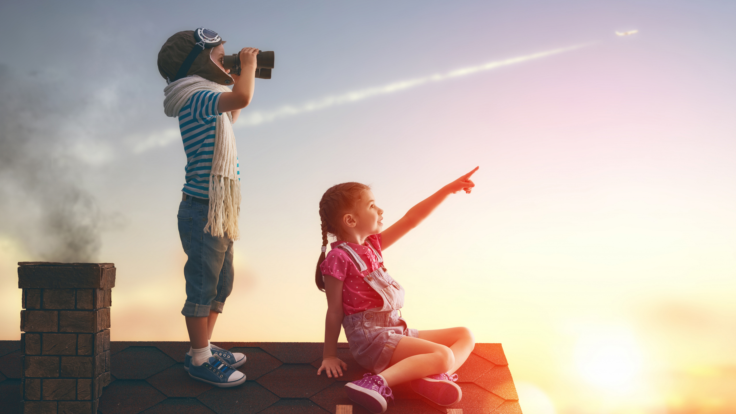 Обои предпринимательство, забава, снимок, солнечный свет, ребенок в разрешении 2560x1440