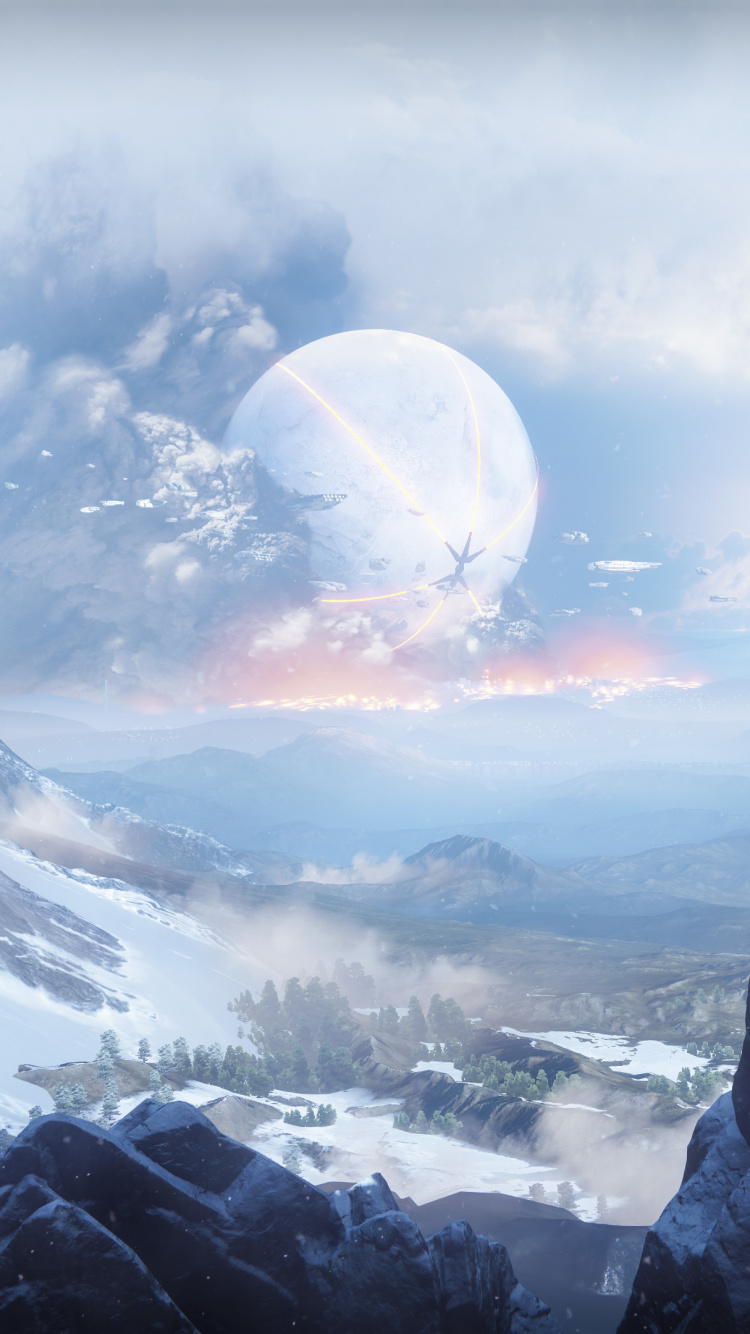 Обои горный рельеф, природа, гора, горный хребет, атмосфера в разрешении 750x1334