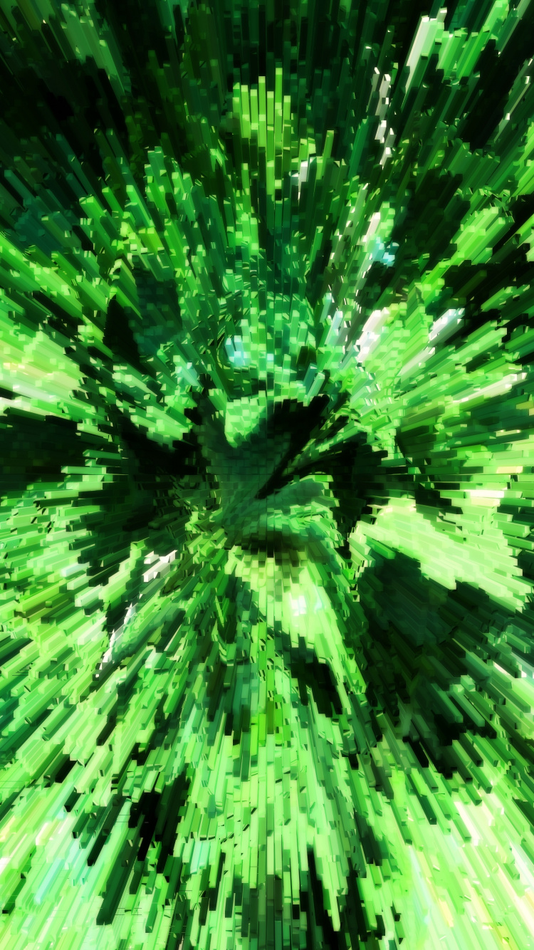 Обои зеленый, природа, лист, растение, ботаники в разрешении 750x1334