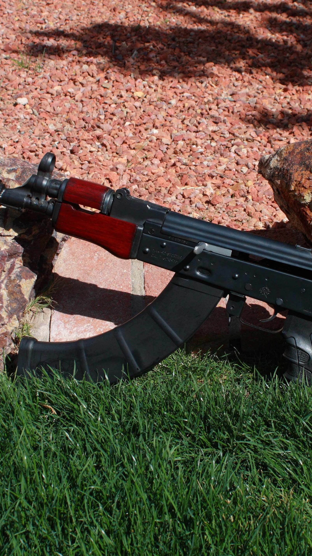Обои ак-74, орудие, огнестрельное оружие, винтовка, пневматическое оружие в разрешении 1080x1920