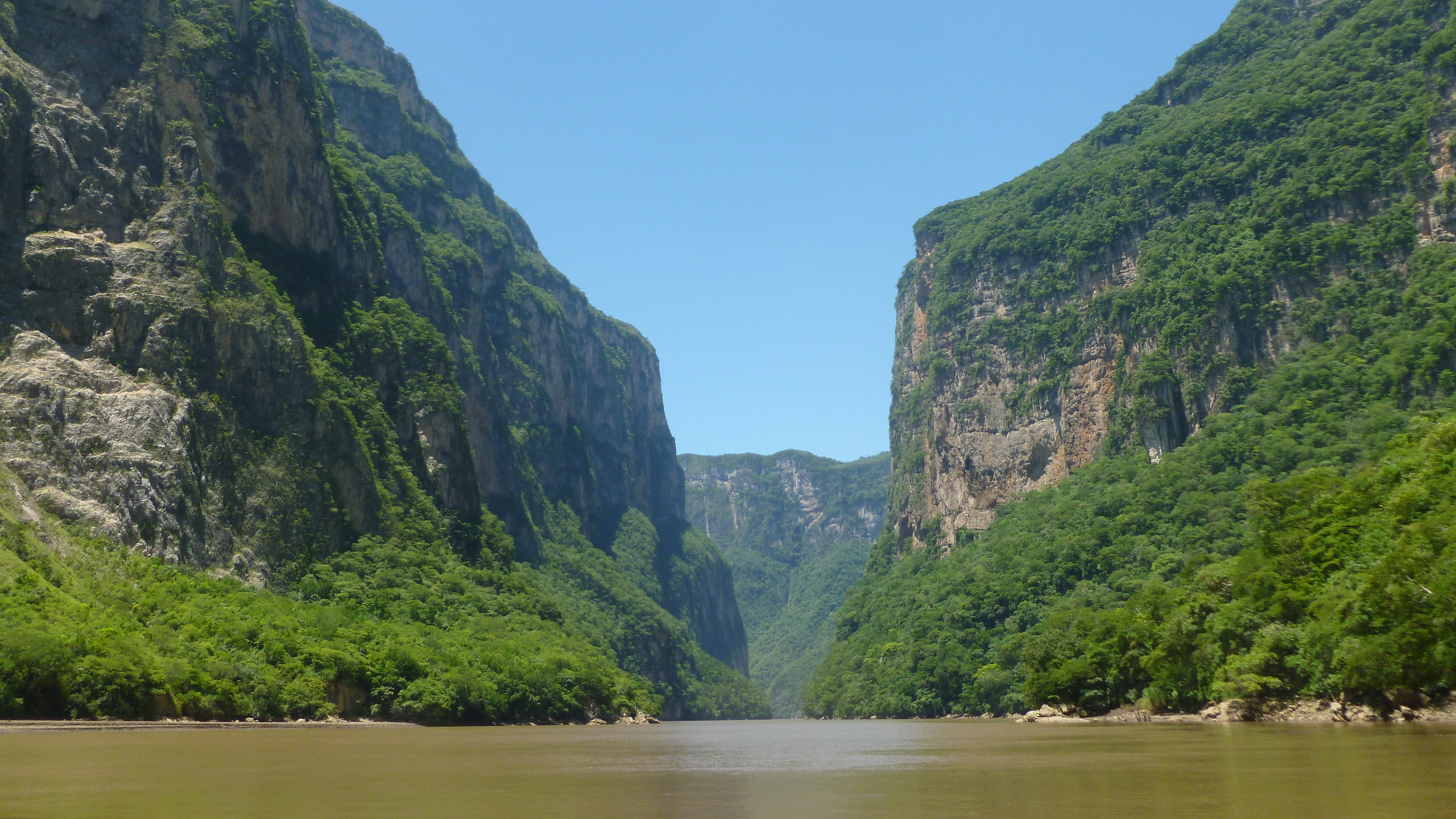 Обои национальный парк каньон Сумидеро, национальный парк, каньон, гора, нагорье в разрешении 2560x1440