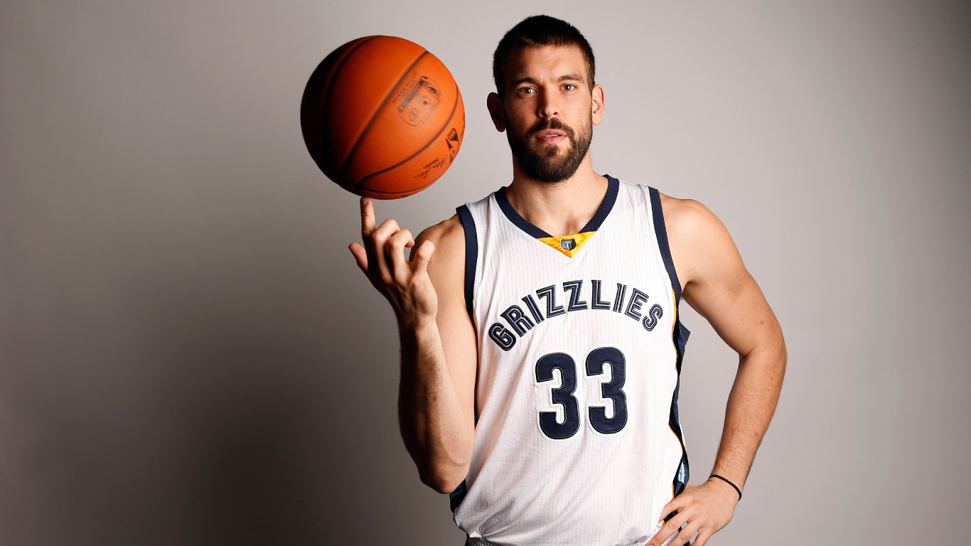 Обои Марк Газоль, Мемфис Гриззлис, NBA, Нью Йорк НИКС, Баскетбол в разрешении 1366x768