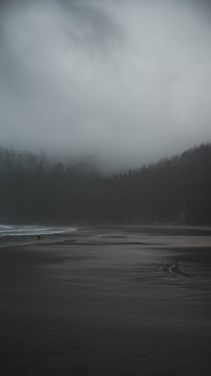 Обои мгла, туман, мороз, небо, атмосфера в разрешении 720x1280