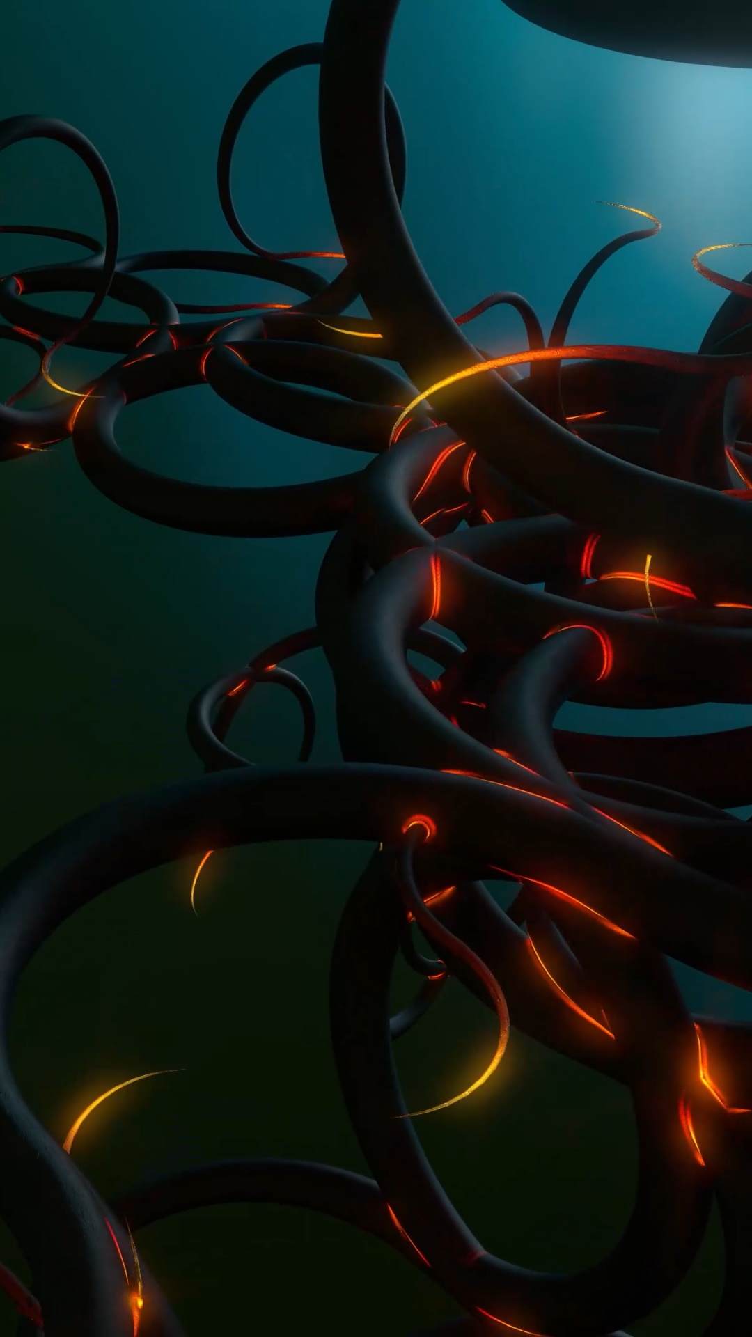 Обои подземные воды, анимация, арт, электричество, газ в разрешении 1080x1920