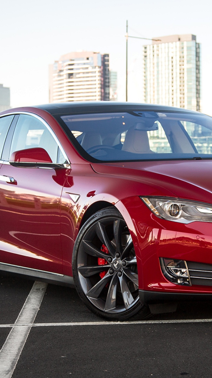 Обои авто, Tesla Model S, обод, Tesla Model X, автомобиль среднего размера в разрешении 720x1280