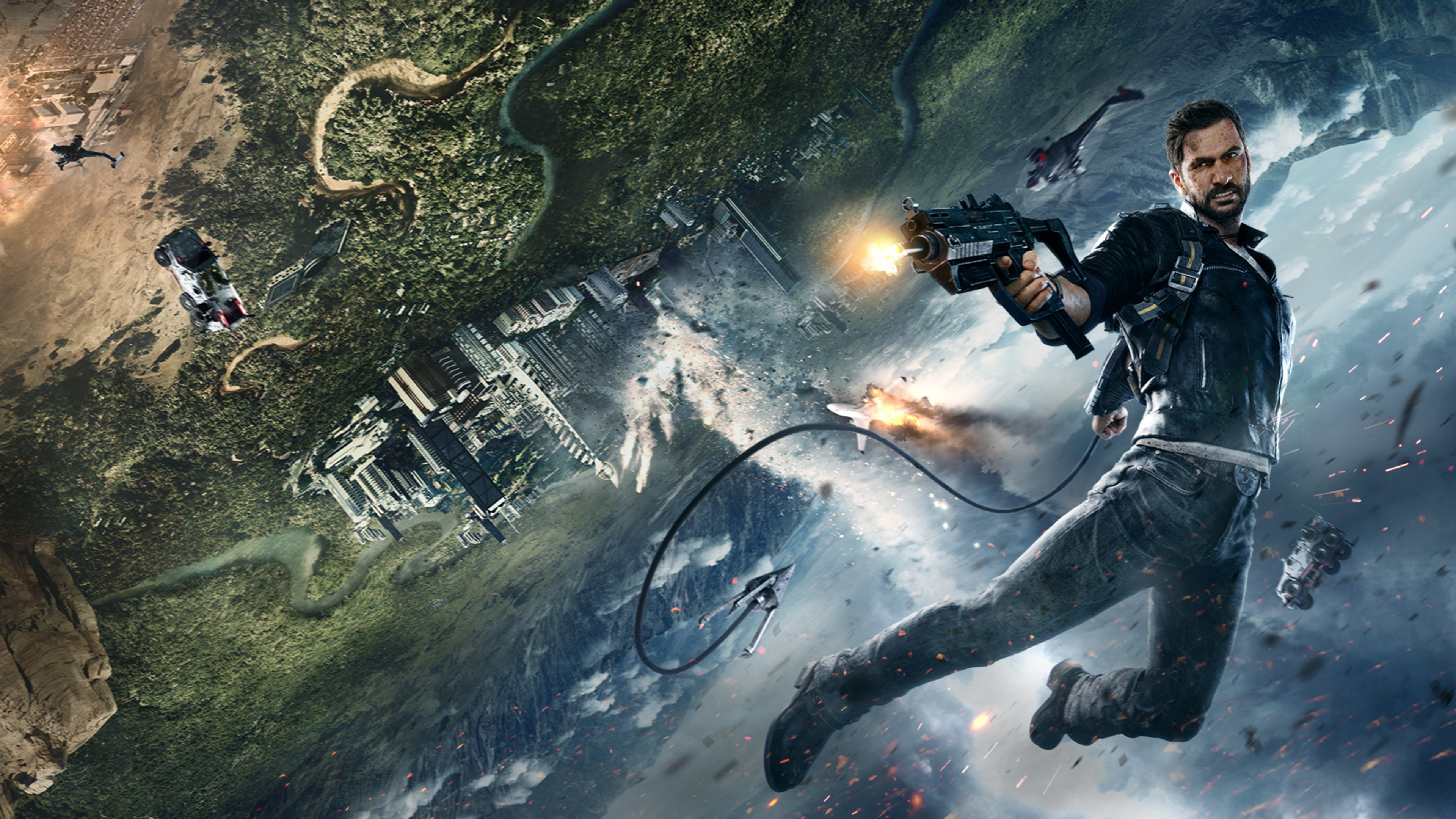 Обои Правое Дело, открытый мир, игры, Цифровой композитинг, компьютерная игра в разрешении 3840x2160