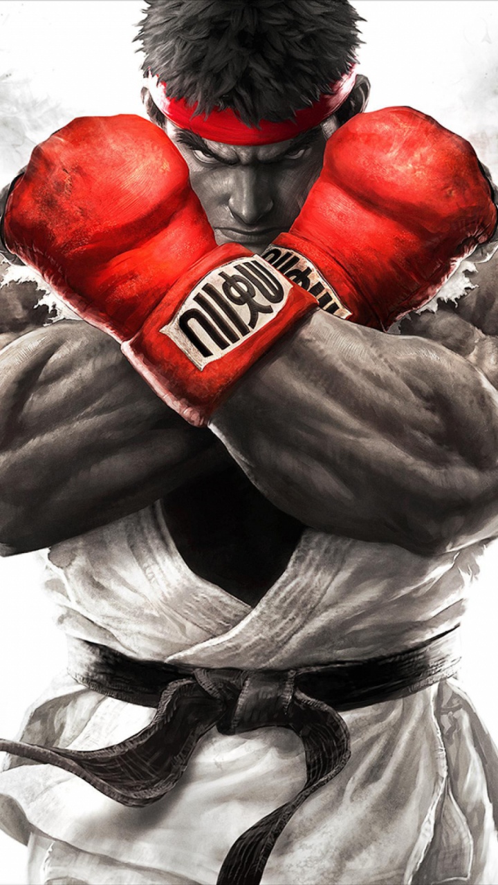 Обои уличный Боец V, Рю, иллюстрация, уличный Боец 4, мышца в разрешении 720x1280