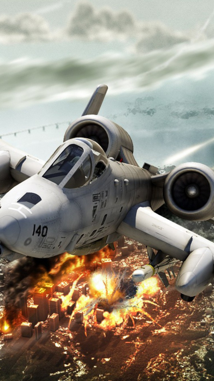 Обои военный самолет, самолеты, самолет, авиация, истребительная авиация в разрешении 750x1334