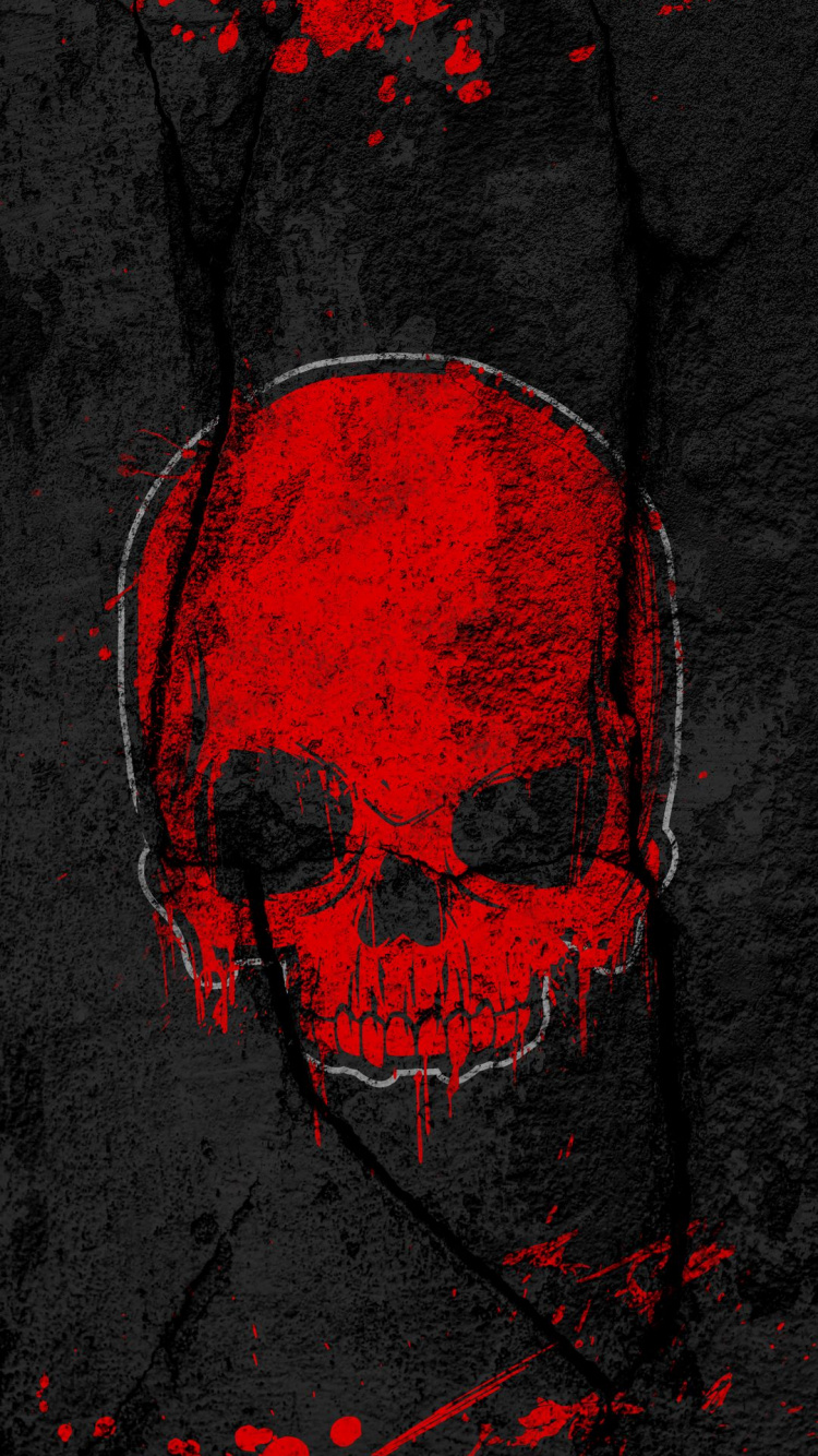 Обои череп, визуальное искусство, биология, кровеносная система, наука в разрешении 750x1334