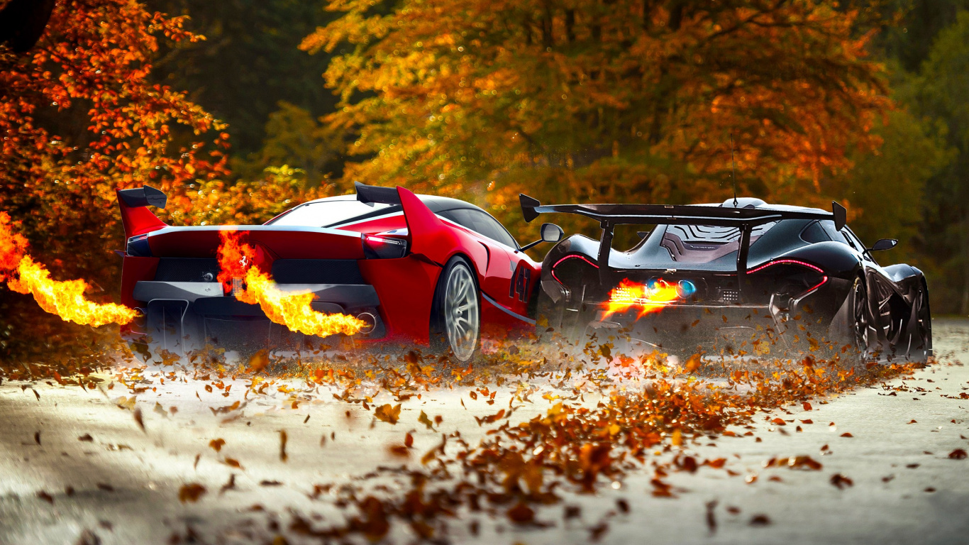 Обои Ferrari FXX-K, laferrari, спорткар, авто, Ferrari в разрешении 1366x768