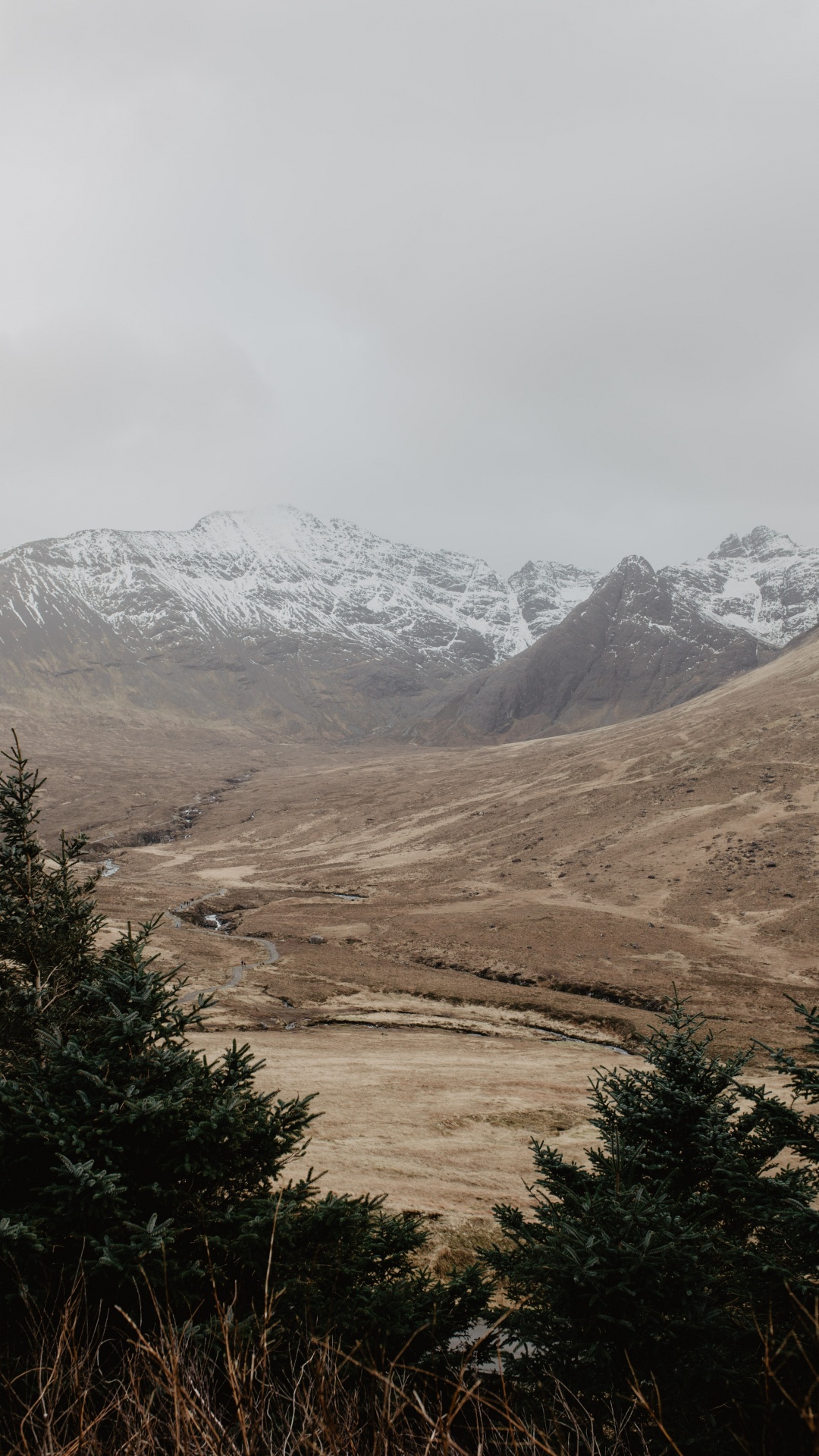 Обои нагорье, горный рельеф, гора, дикая местность, горный хребет в разрешении 1080x1920