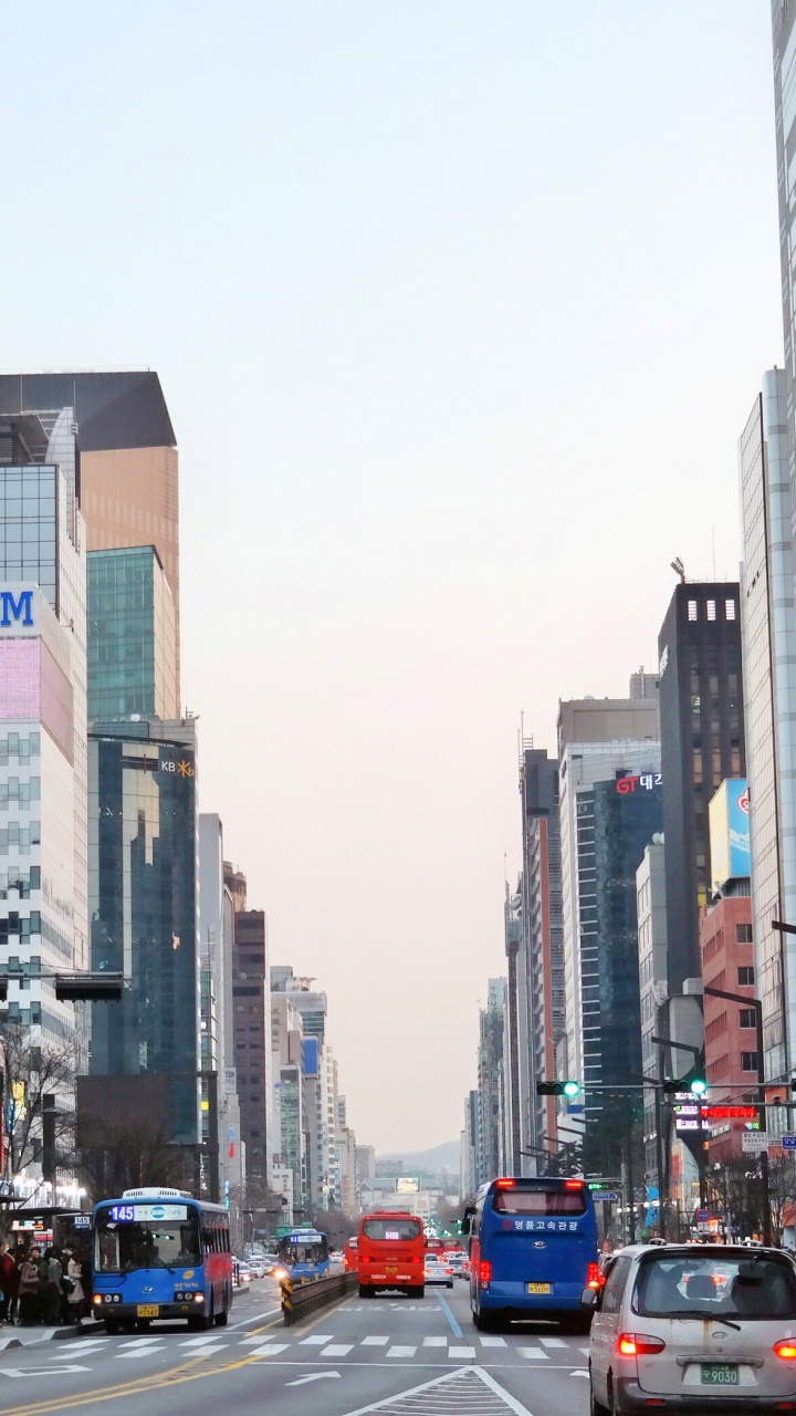 Обои городской район, город, метрополия, соседство, деловой район в разрешении 720x1280