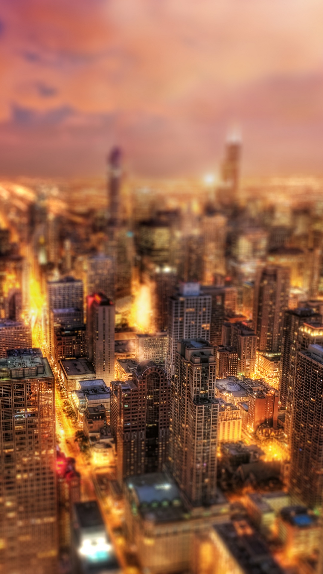 Обои городской пейзаж, город, городской район, метрополия, небоскреб в разрешении 1080x1920