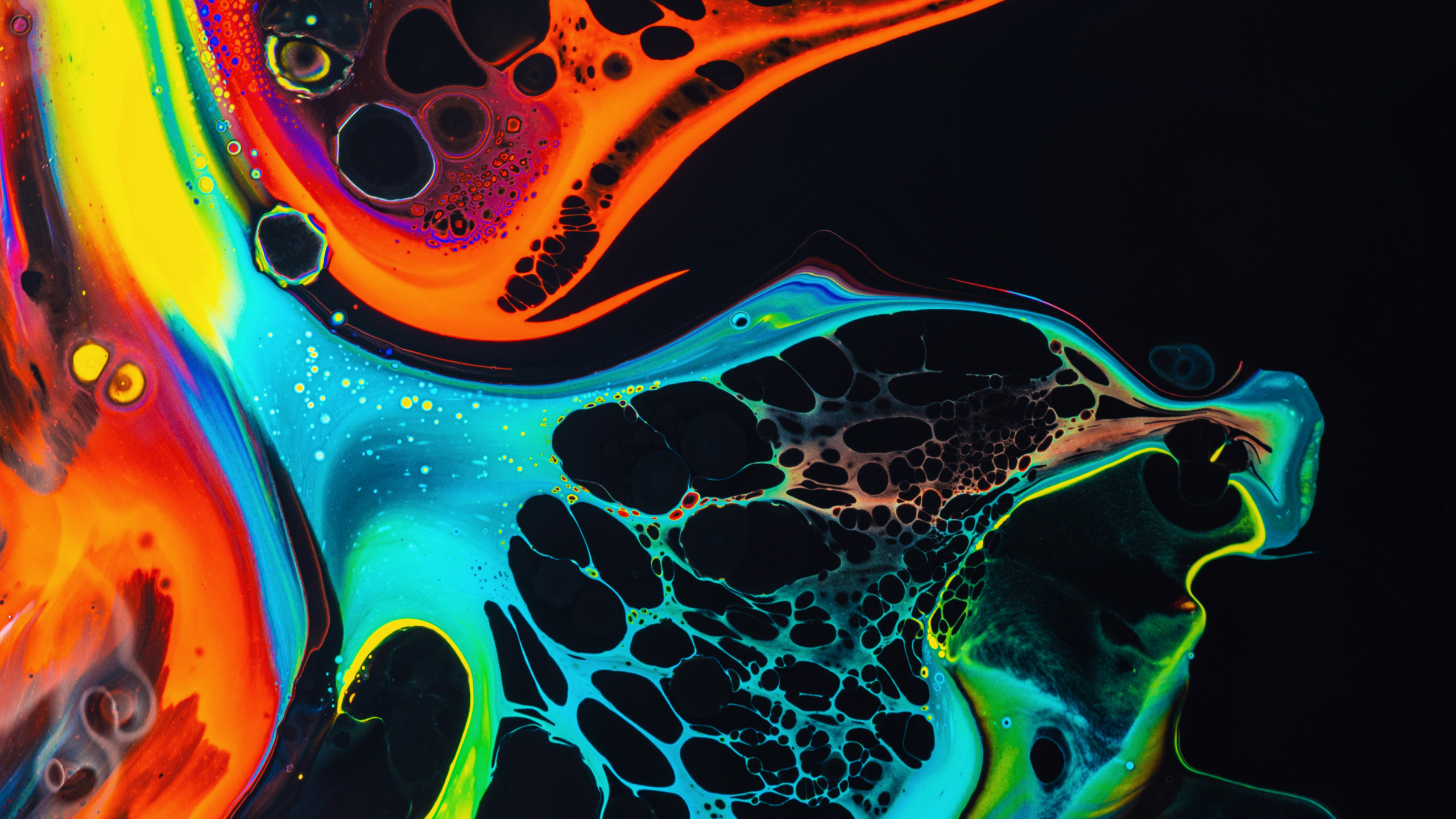 Обои арт, абстрактное искусство, дизайн, живопись, цифровое искусство в разрешении 2560x1440