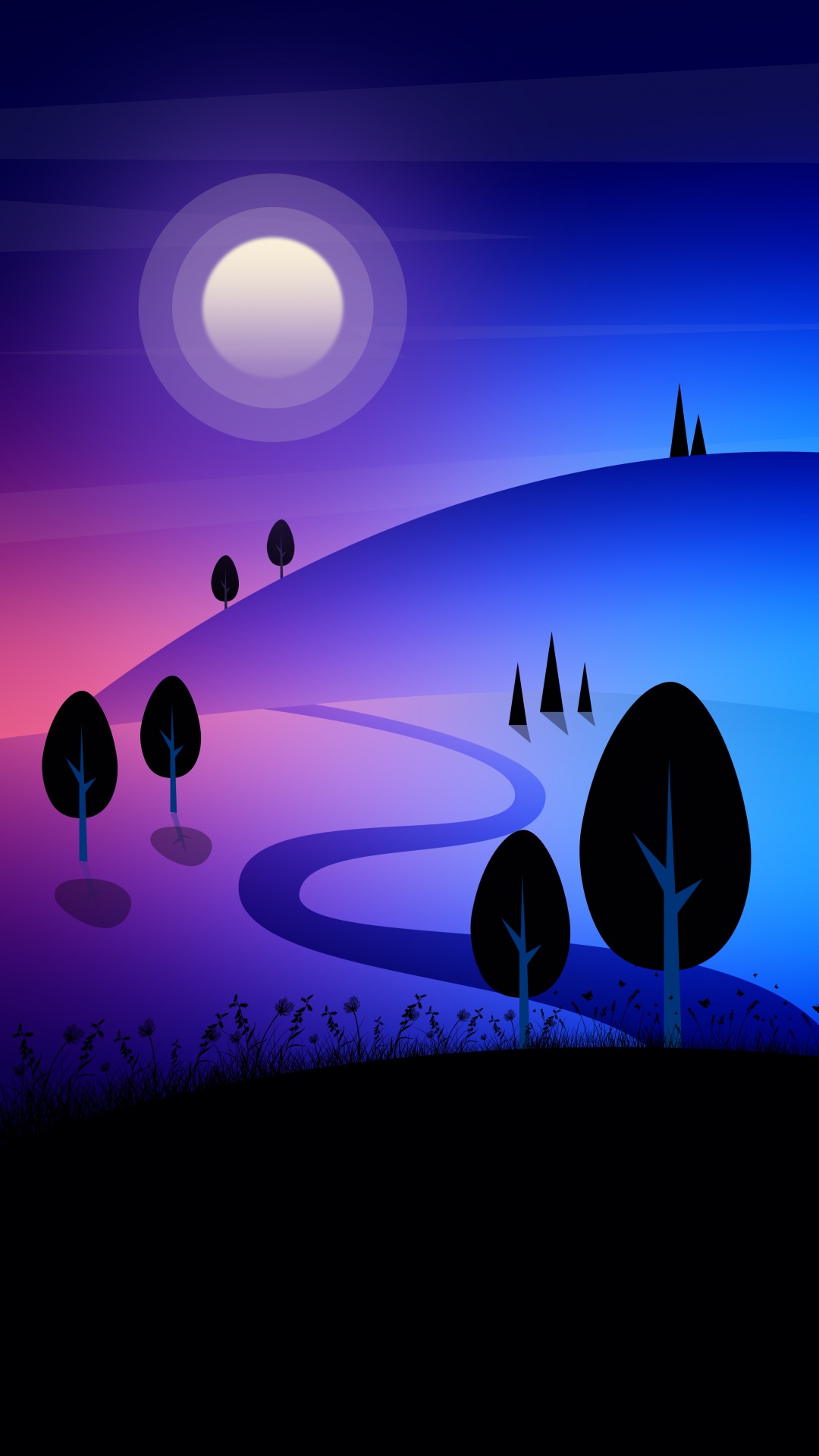 Обои вода, жидкий, природа, лазурный, арт в разрешении 1080x1920