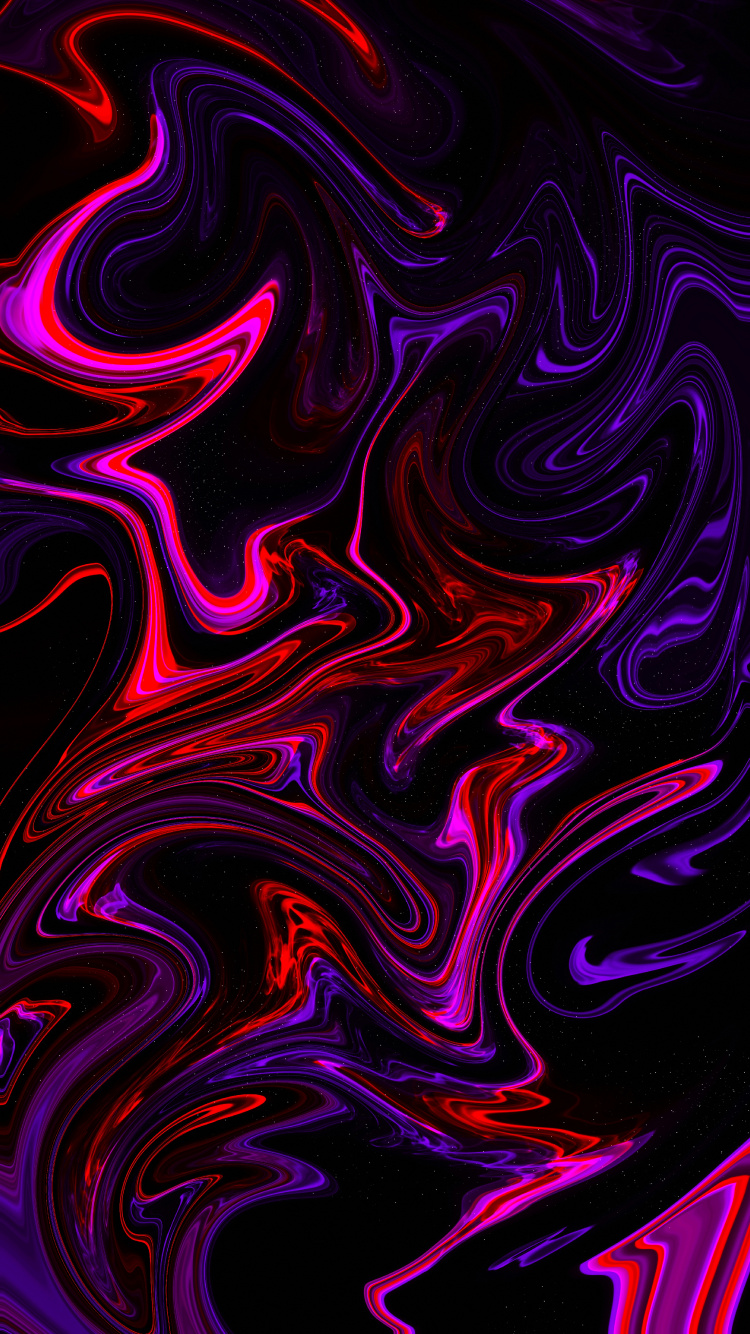 Обои фрактальное искусство, донома, ресторан, ночь, черный в разрешении 750x1334