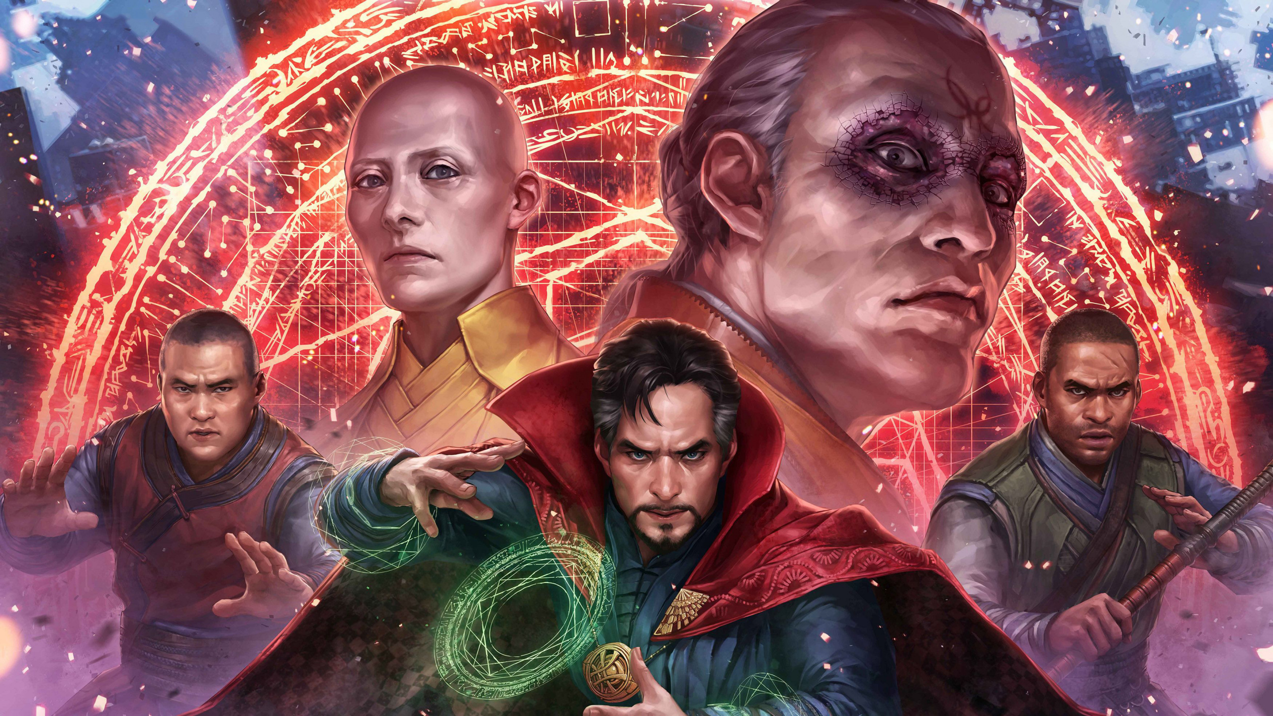 Обои Marvel Будущего Борьбе, Доктор Стрэндж, Клеа, супергерой, Древний в разрешении 2560x1440