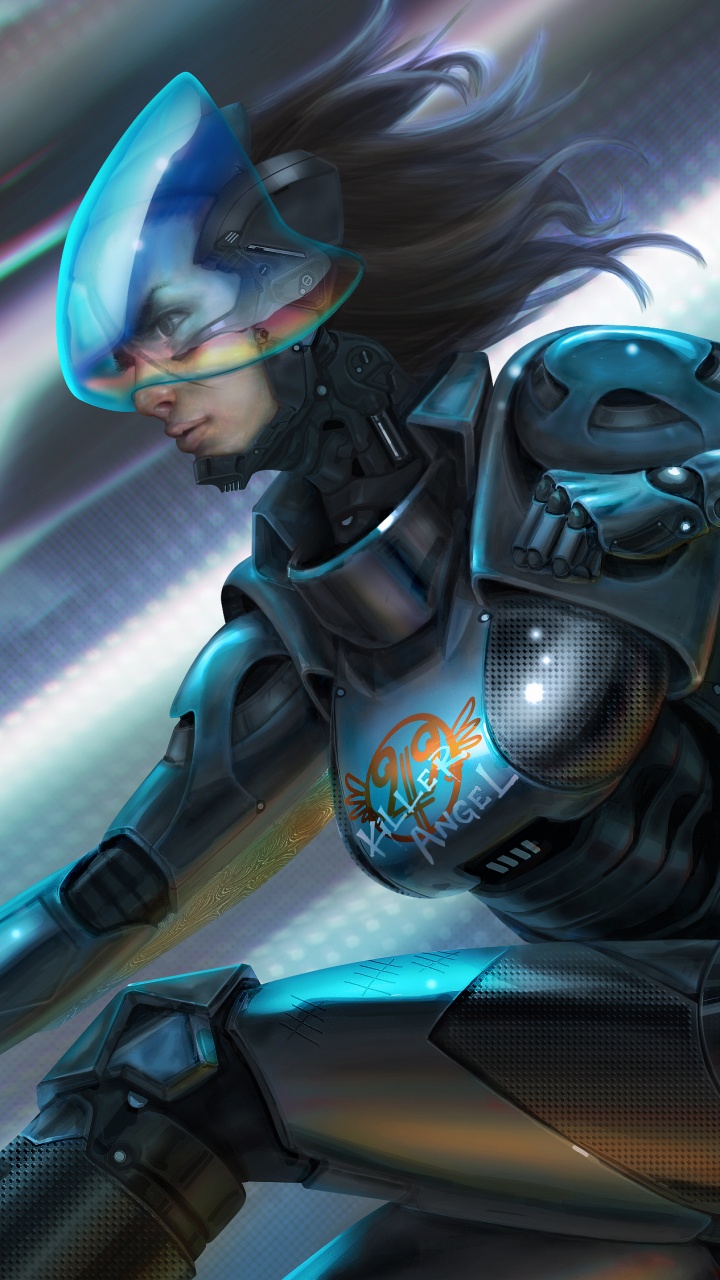 Обои Алита Боевой Ангел, Боевой Ангел Алита, Алита, Моторбол, меха в разрешении 720x1280