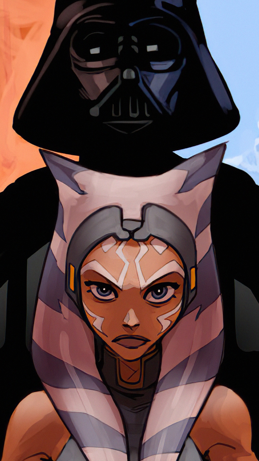 Обои дарт мол дарт вейдер, Дэвид Проуз, Дарт Вейдер, Дарт Маул, Звездные Войны Войны Клонов в разрешении 1080x1920