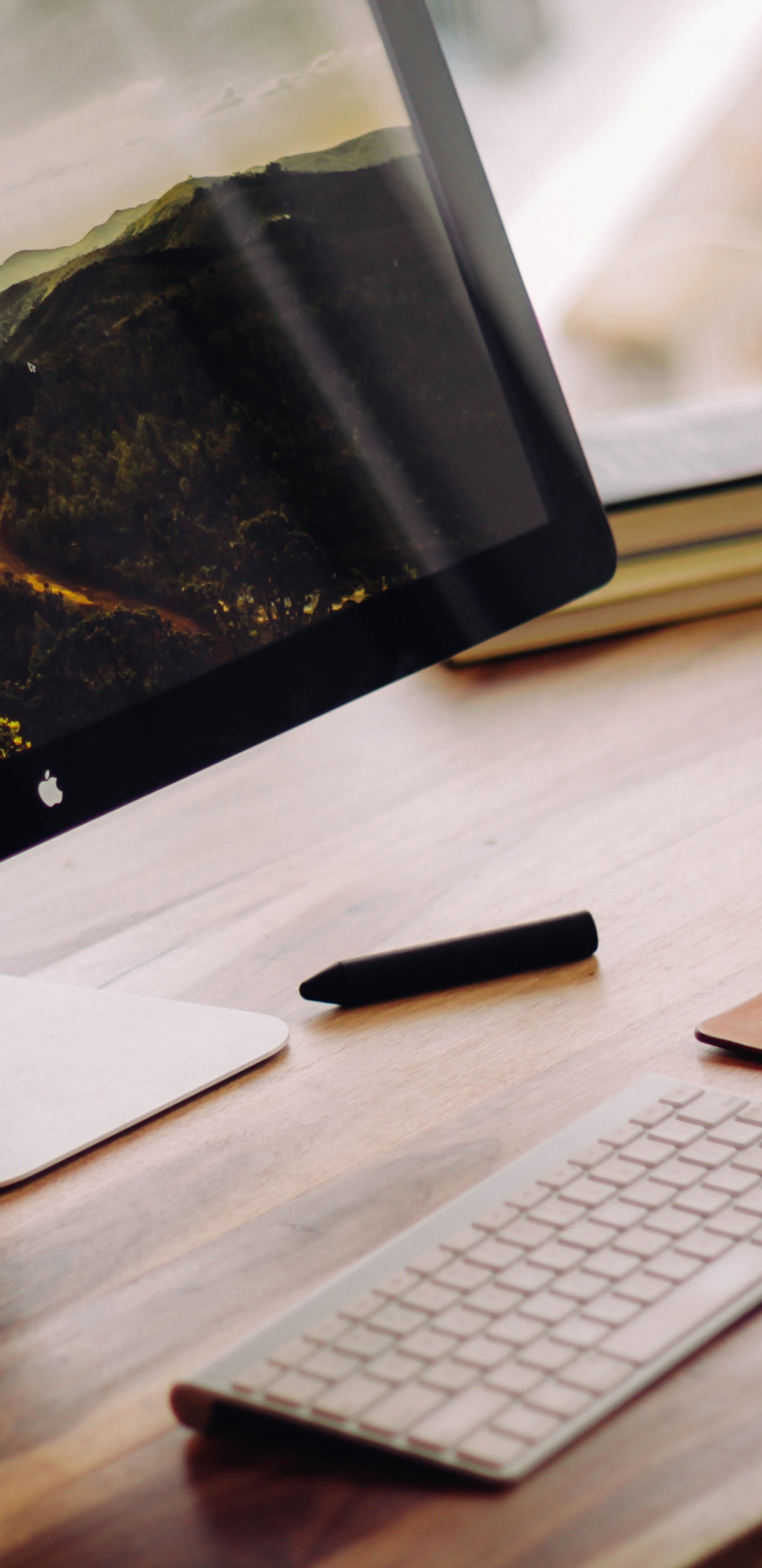 Обои рабочий стол, технологии, электронное устройство, iMac, яблоко в разрешении 1440x2960