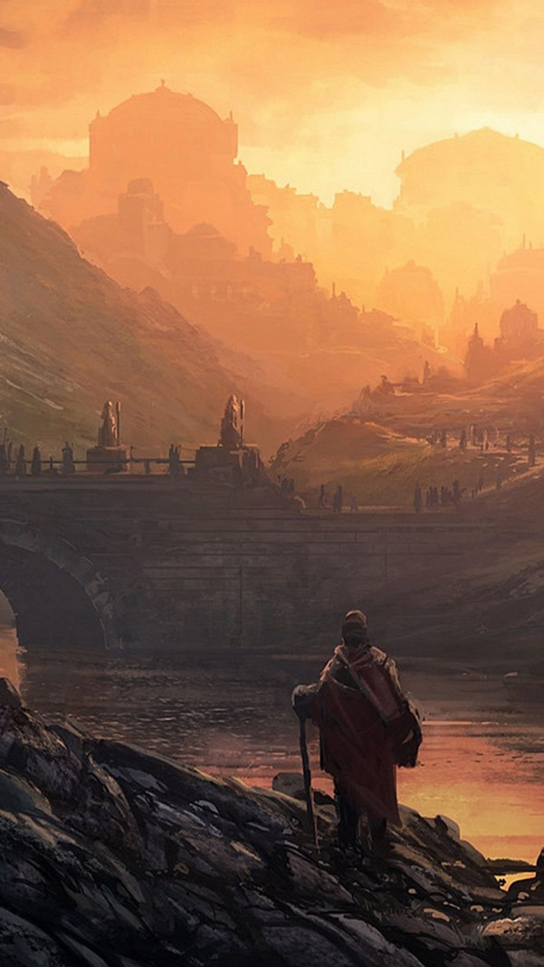 Обои пейзаж, гора, восход солнца, местность, рассвет в разрешении 1080x1920