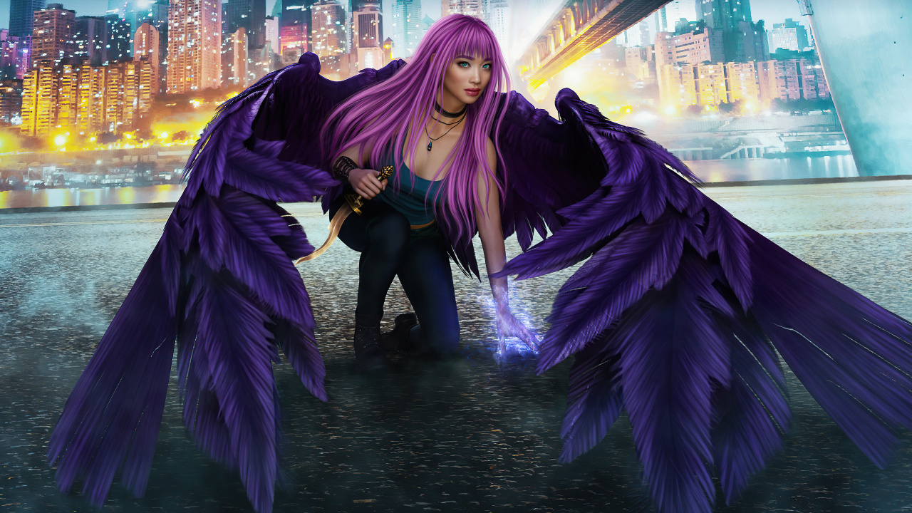 Обои графика, цифровое искусство, арт, дизайн, верхняя одежда в разрешении 1280x720