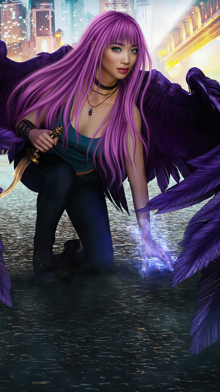 Обои графика, цифровое искусство, арт, дизайн, верхняя одежда в разрешении 720x1280