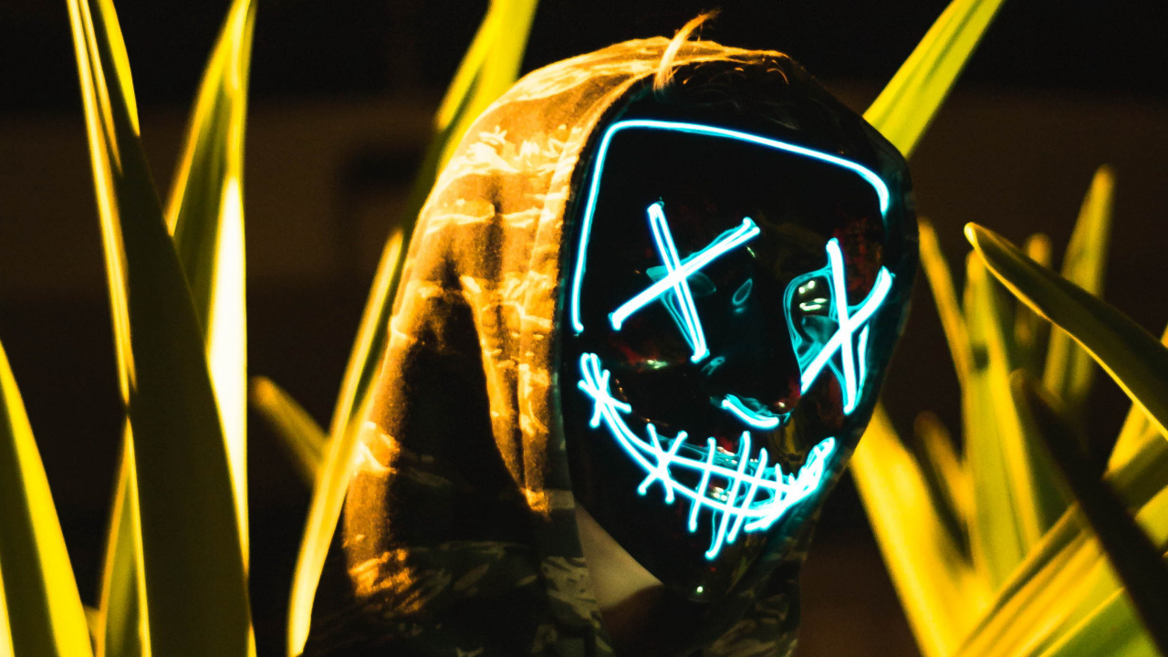 Обои анонимный свет, свет, анонимность, арт, электрик в разрешении 1280x720